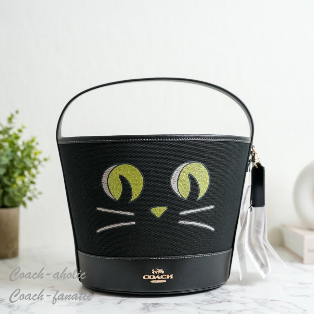 Coach Cat Bucket Purse